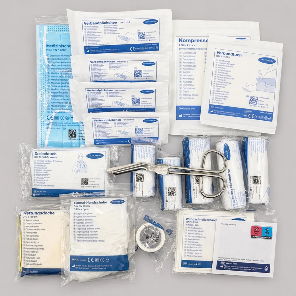 FIRST AID CASE XL – Första hjälpenväska med DIN-kit 13164 - Bild 2