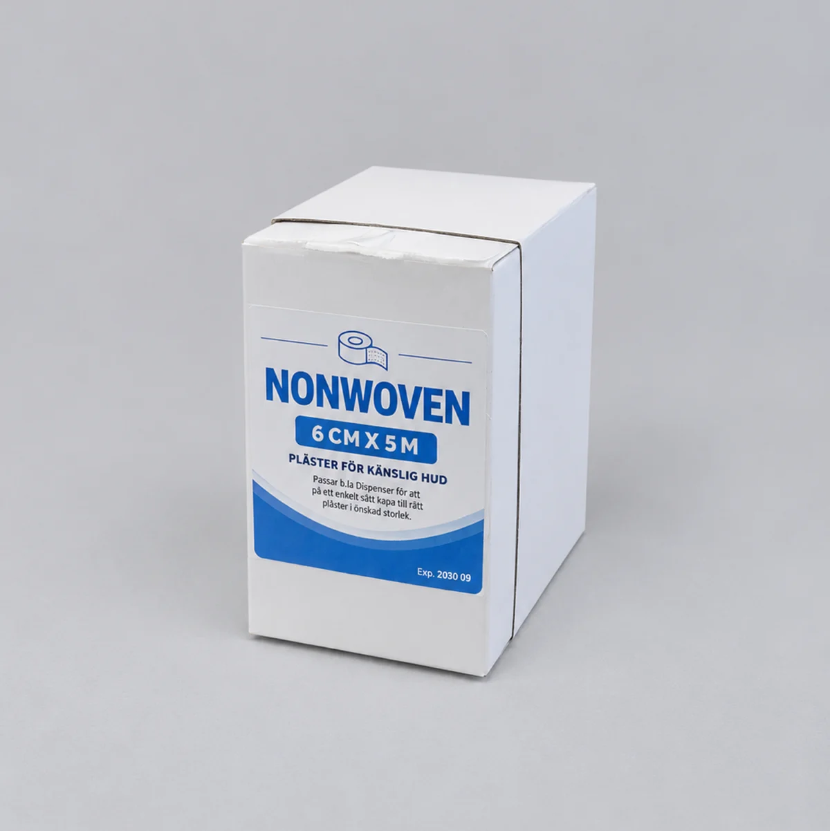 Non-Woven Plåster på rulle – 6 cm x 5 m (För känslig hud) - Bild 2