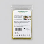 Räddningsfilt Gold / Silver 160×210 cm – Skydd mot kyla & värme