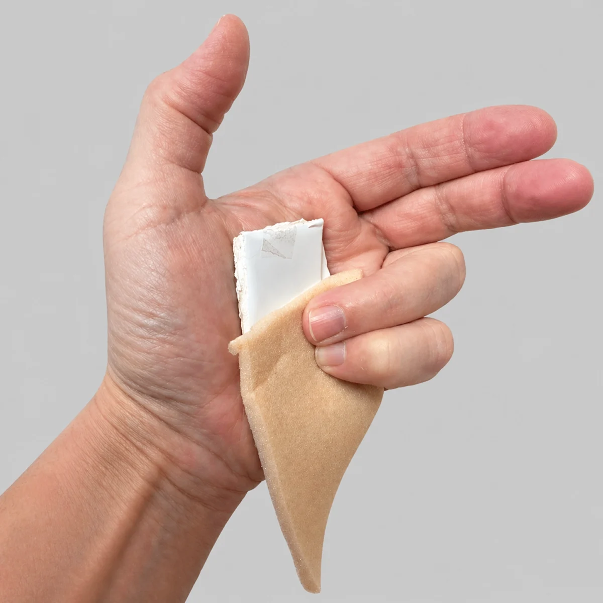 Tryckförband - SuperSoft 6,5 x 75cm, 5mm tjock  beige - Bild 2